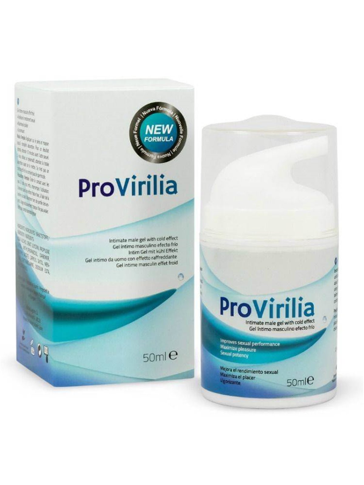 500 Cosmetics Pro Virilia - Gel Intimo Maschile per Aumentare le Prestazioni Sessuali