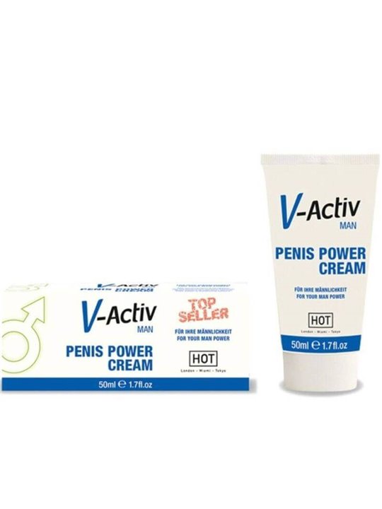 Hot Penis Power Cream - Crema da Massaggio per Lui per la Virilità - 50 ML