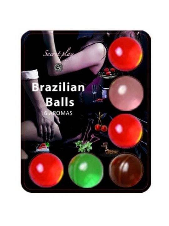Secretplay - Brazillian Balls Lubricant Hot Balls 6 Units