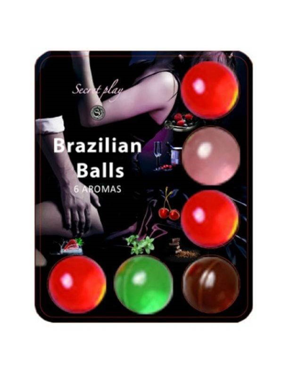 Secretplay - Palle Brasiliane Lubrificante Hot Balls 6 PZ