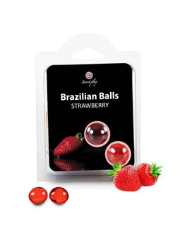 Secretplay - 2 Brazilian Balls Strawberry