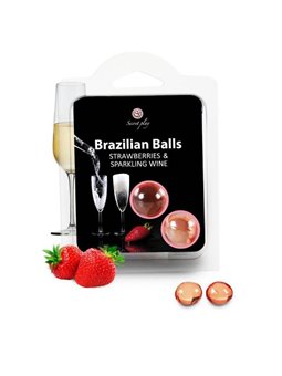 Secretplay - Strawberry And Champagne Brazilian Balls Set
