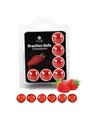 Secretplay - Set 6 Brazilian Balls Strawberry