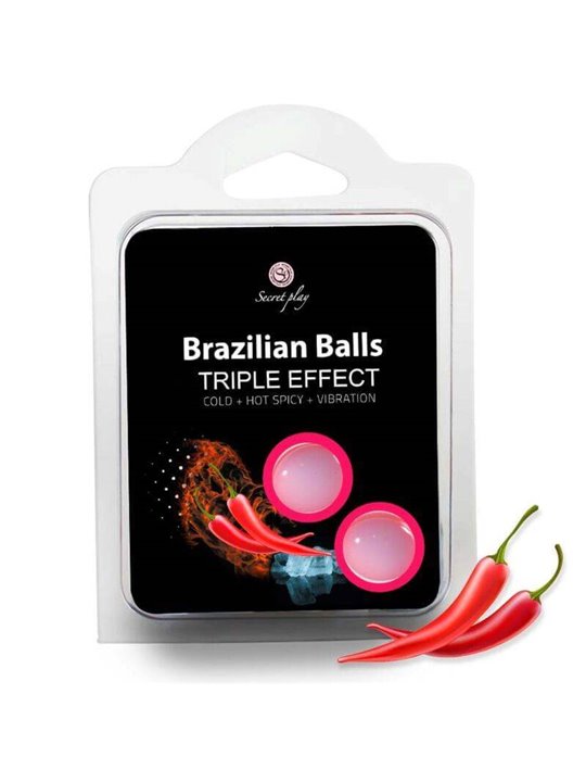 Secretplay - Set 2 Brazilian Balls Triple Effect