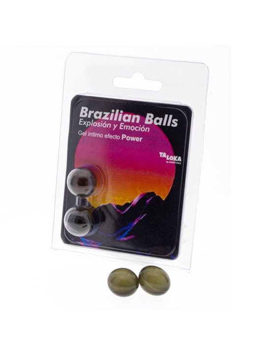Taloka - 2 Brazilian Balls Power Effect Exciting Gel