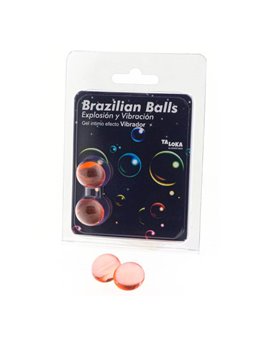Taloka - 2 Brazilian Balls Vibrating Effect Exciting Gel