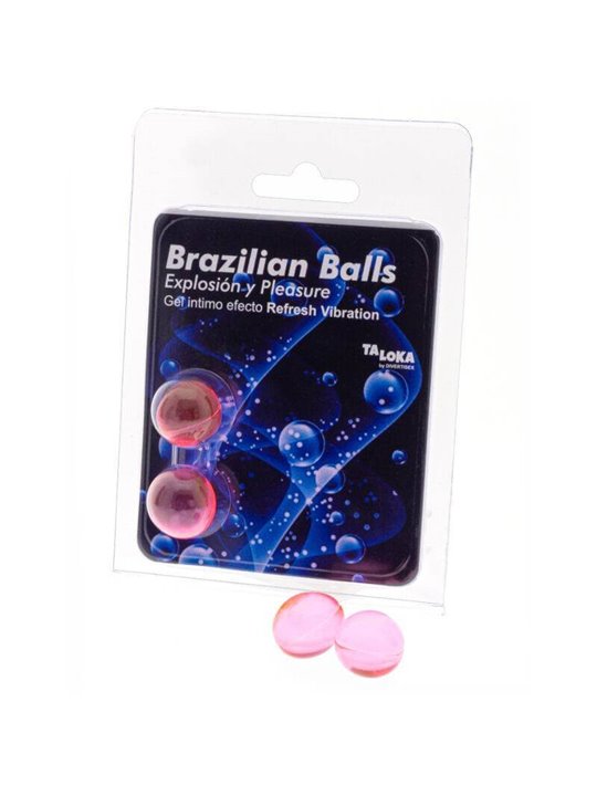 Taloka - 2 Brazilian Balls Refresh Vibrating Effect Exciting Gel