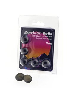 Taloka - 5 Brazilian Balls Power Effect Exciting Gel
