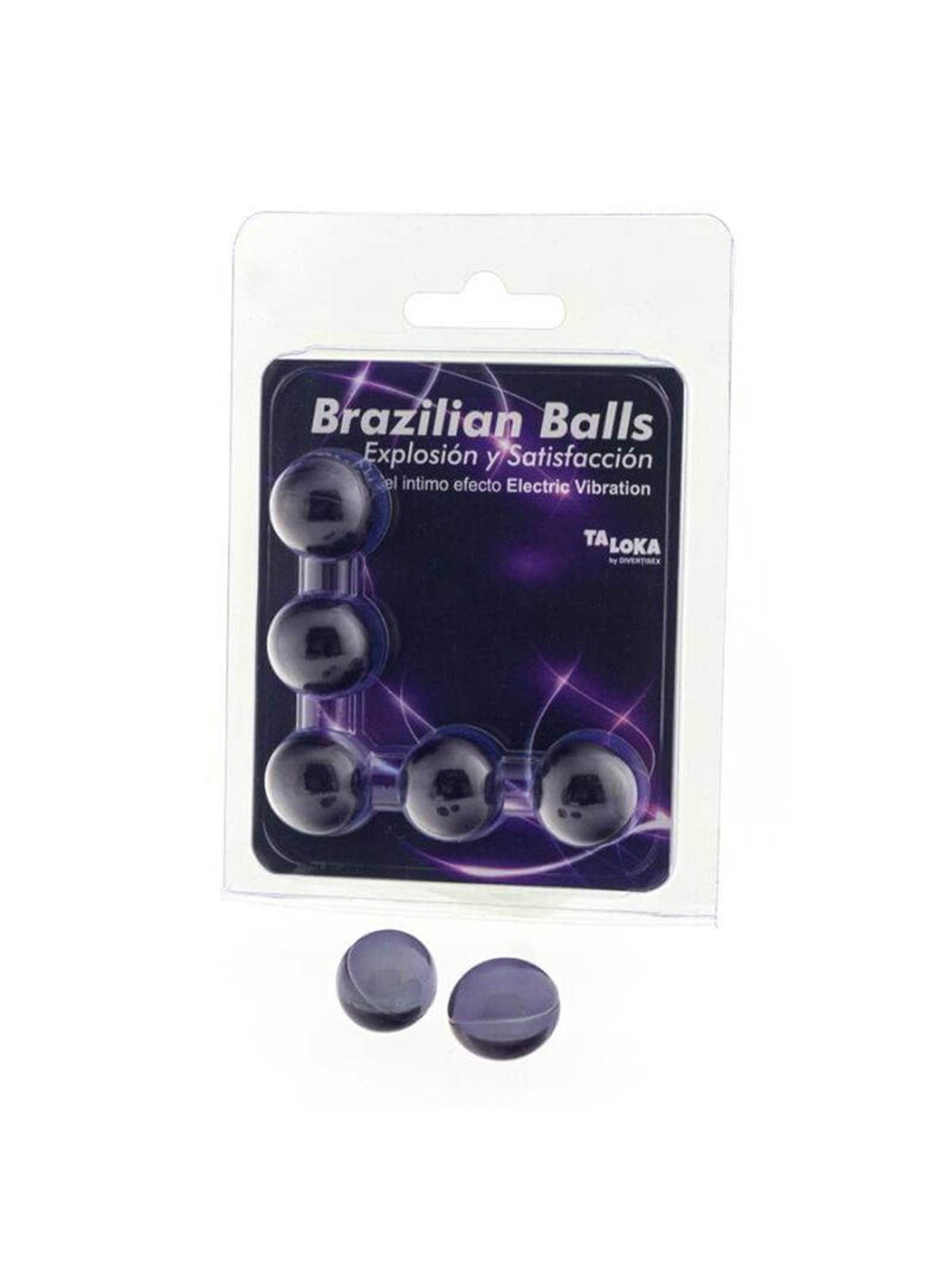 Taloka - 5 Brazilian Balls Electric Vibrating Effect Exciting Gel