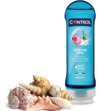 Control Ocean SPA - Gel da Massaggio Stimolante e Sensuale - 200 ML