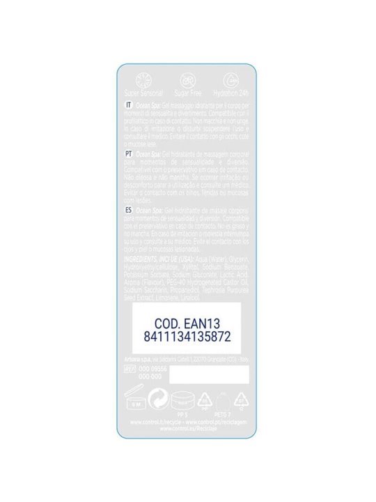Control Ocean SPA - Gel da Massaggio Stimolante e Sensuale - 200 ML