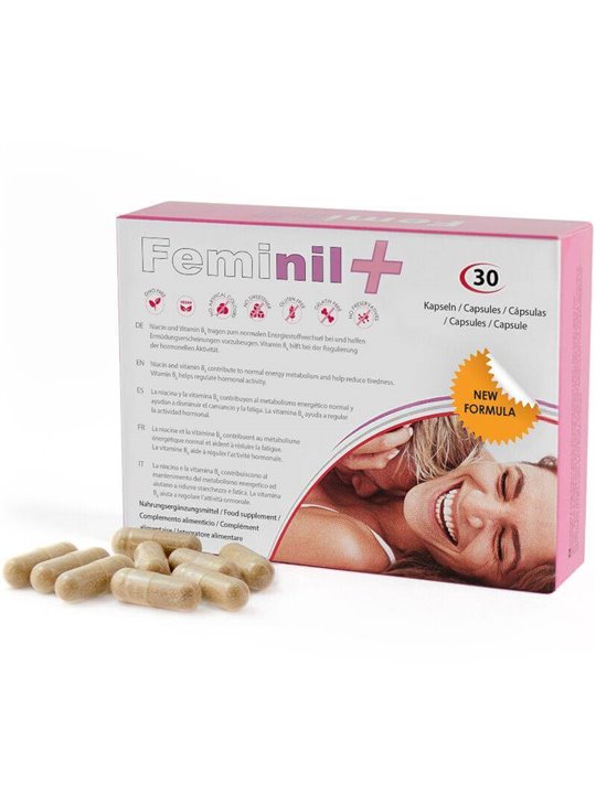 500 Cosmetics - Feminil+ Female Sexual Libido Enhancement - 30 Capsules