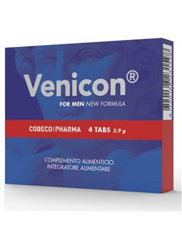 Cobeco Venicon for Men - Intensificatore della Libido e dell'Erezione 4 CP