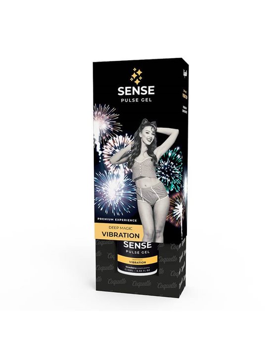Coquette Sense Pulse Gel - Vibratore Liquido alla Fragola - Unisex 15 ML