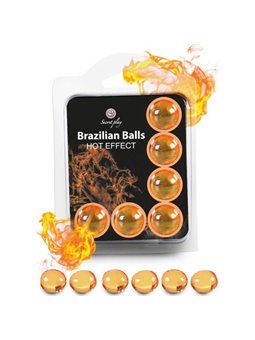 Secretplay - Set 6 Brazilian Balls Heat Effect