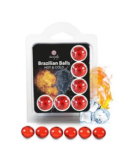 Secretplay - Set 6 Brazilian Balls Hot And Cold Effect