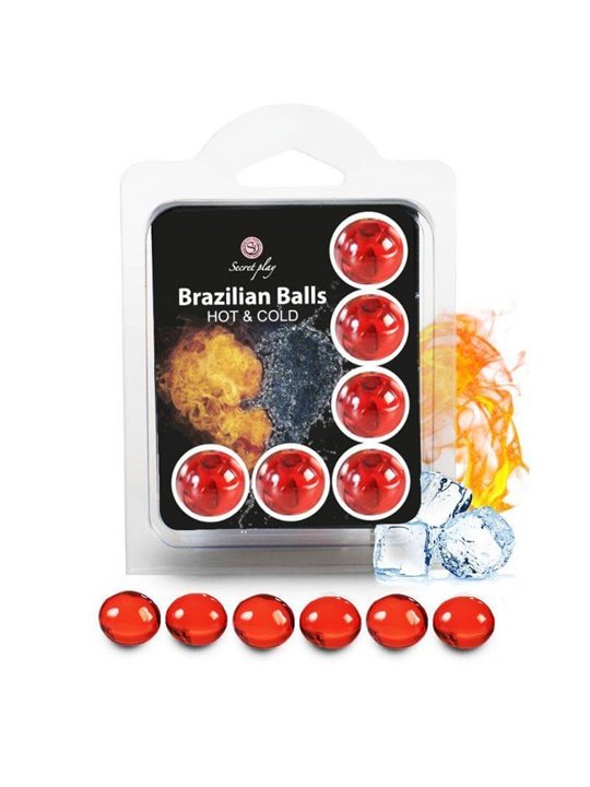 Secretplay - Set 6 Brazilian Balls Hot and Cold Effect