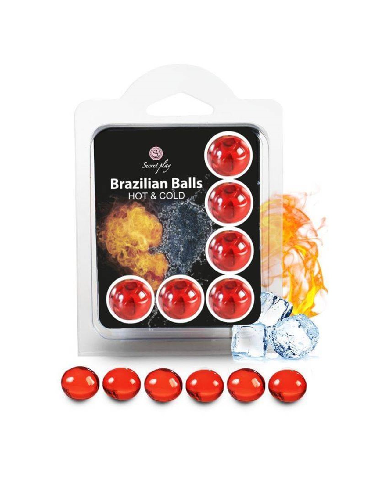 Secretplay - Set 6 Brazilian Balls Hot and Cold Effect