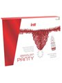 Intt Releases - Brazilian Red Panty With Pearls And Lubricating Gel 50 ML