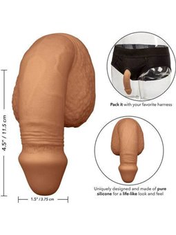 California Exotics - Silicone Packing Penis 12.75 CM Caramel