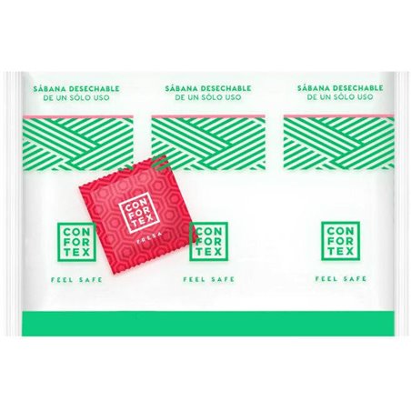 Confortex - Lenzuolo Igienico Monouso 150X200 CM + Preservativo Fragola
