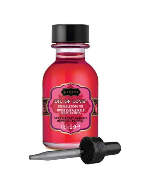 Kamasutra Kissable Oil Of Love Foreplays Strawberry Dreams 22 ML