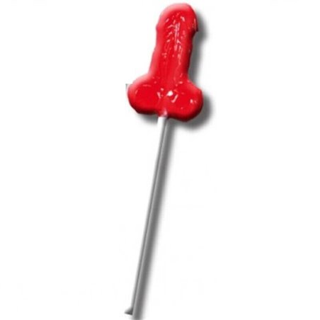 Diablo Goloso - Lecca Lecca Gommoso a Forma di Pene Gusto Fragola