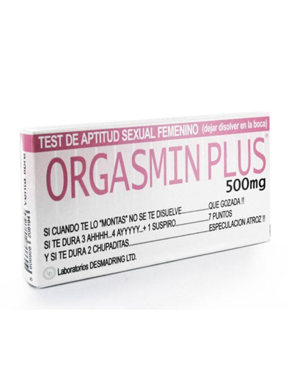 Diablo Picante Orgasmin Plus - Box of Fruit Sweets - Pink
