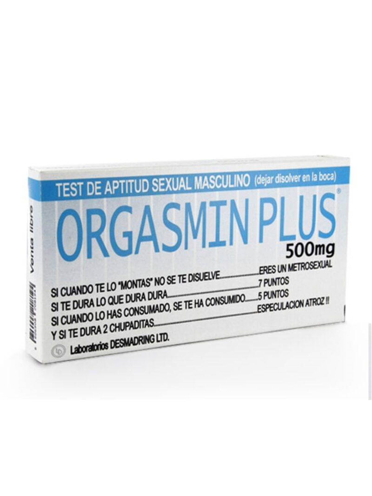 Diablo Picante Orgasmin Plus - Box of Fruit Sweets - Blue