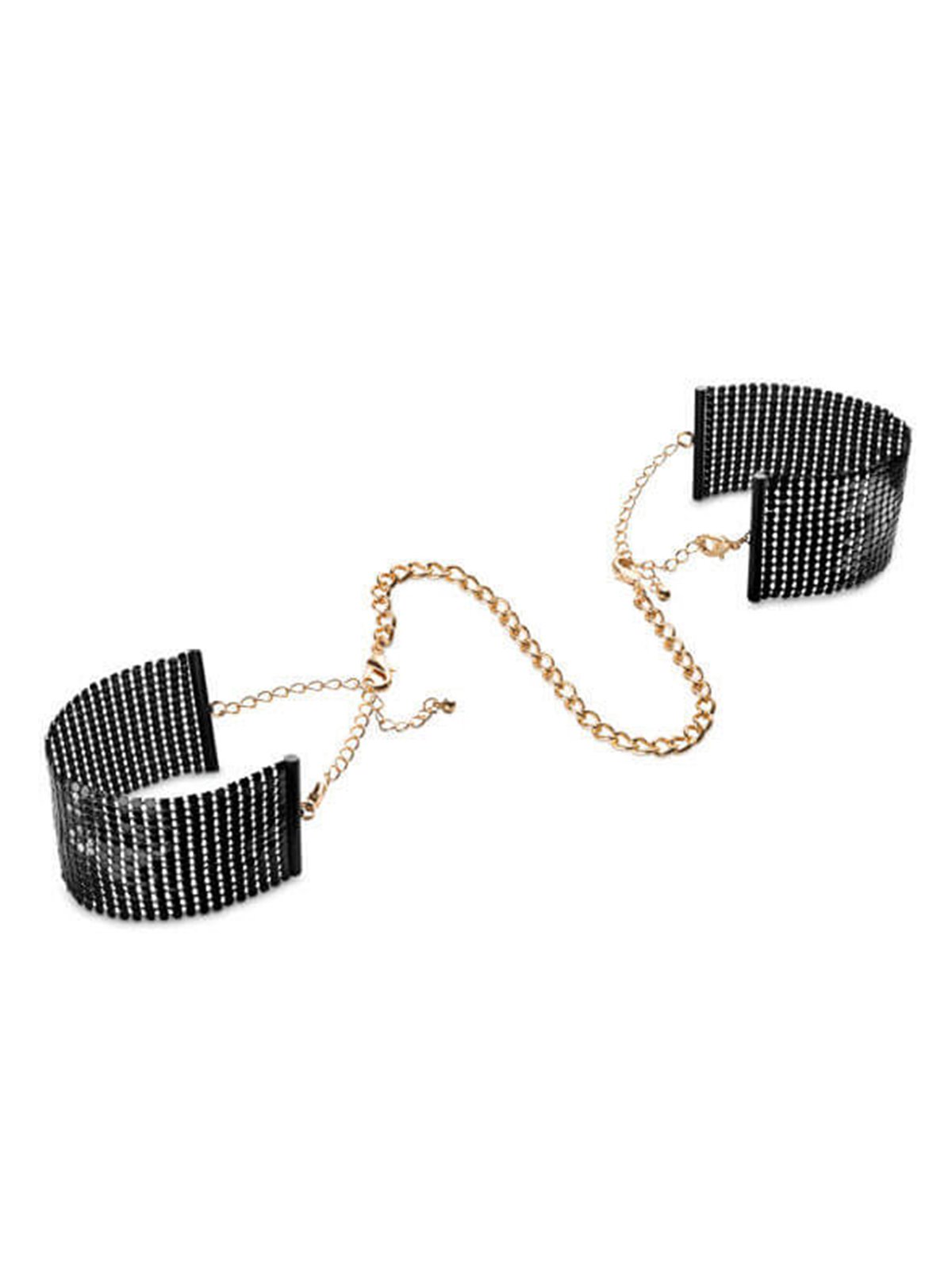 Bijoux - Désir Métallique Black Metal Mesh Handcuffs