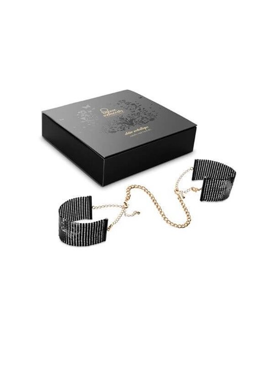 Bijoux - Désir Métallique Manette in Rete di Metallo Nero