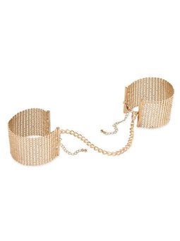 Bijoux - Désir Métallique Golden Metal Mesh Handcuffs