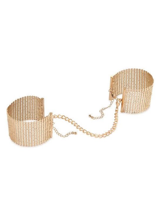 Bijoux - Désir Métallique Manette in Rete di Metallo Dorato