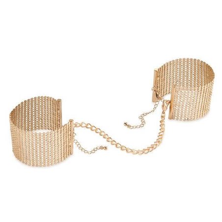 Bijoux - Désir Métallique Manette in Rete di Metallo Dorato