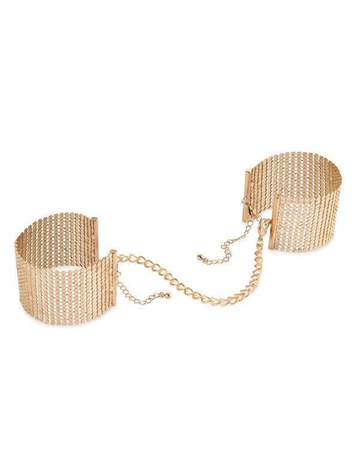 Bijoux - Désir Métallique Golden Metal Mesh Handcuffs