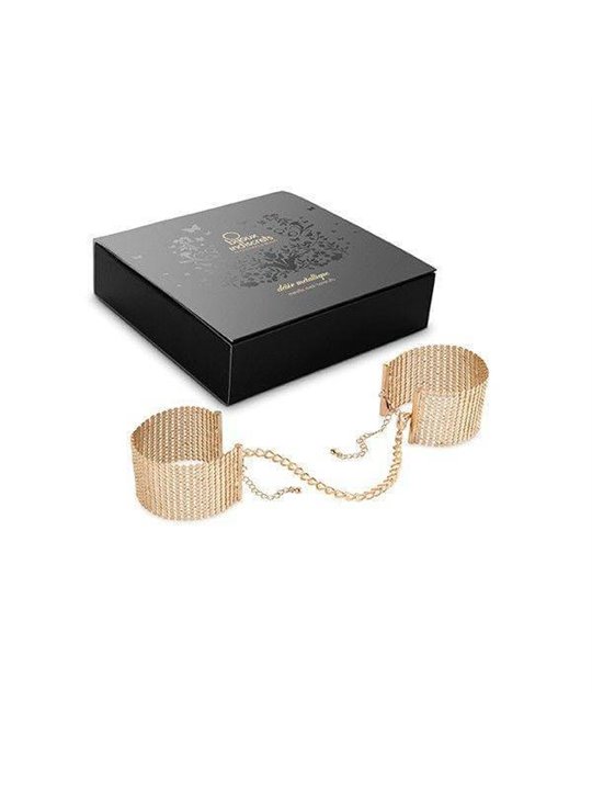 Bijoux - Désir Métallique Manette in Rete di Metallo Dorato