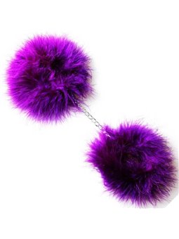 Secretplay - Marabou Manette con Piume Viola
