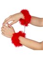 Secretplay - Red Marabou Handcuffs
