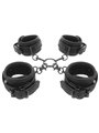Fetish Submissive - Set Of Hand and Ankle Handcuffs with Noprene Lining
