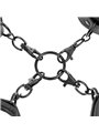 Fetish Submissive - Set Of Hand and Ankle Handcuffs with Noprene Lining