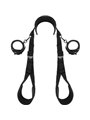 Fetish Submissive - Open Legs Position with Noprene Lining Handcuffs