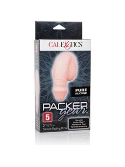 CalExotics Packer Gear 5 - Dildo Realistico Strap-On in Silicone 12,75 CM - Avorio