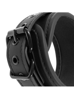 Fetish Submissive - Open Legs Position with Noprene Lining Handcuffs
