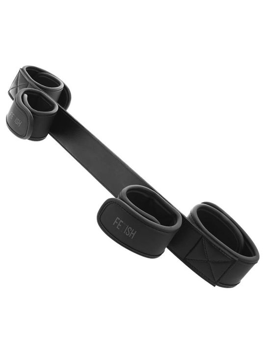 Fetish Submissive - Bondage Spreader Bar with Noprene Lining