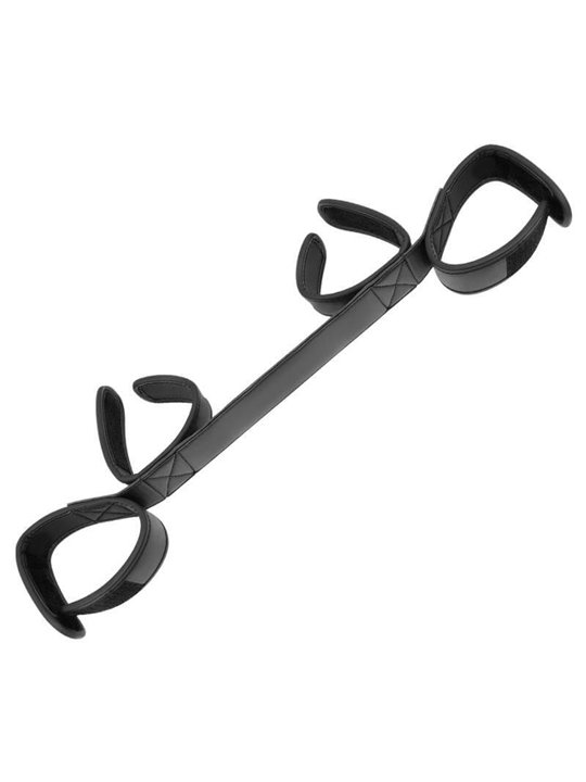 Fetish Submissive - Bondage Spreader Bar with Noprene Lining