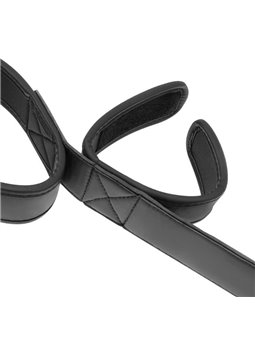 Fetish Submissive - Bondage Spreader Bar with Noprene Lining