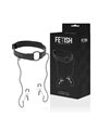 Fetish Submissive - Gag Ring with Nipple Clamps