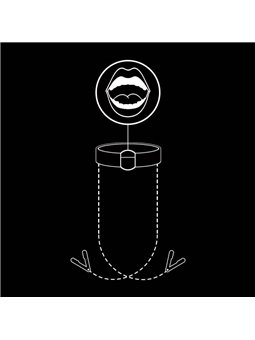 Fetish Submissive - Gag Ring with Nipple Clamps