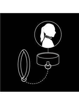 Fetish Submissive - Noprene Lining Chain Necklace