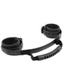 Fetish Submissive - Noprene Lining Handcuffs with Handle